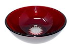 Crystal Clear Ruby Glass Bowls