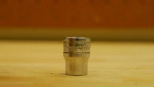 SNAP-ON # F121, 3/8" Drive 12-Point SAE 3/8" Shallow Socket USA.