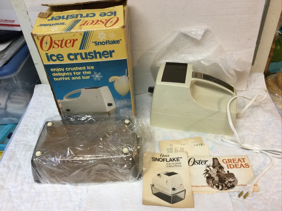 Oster top ice crusher