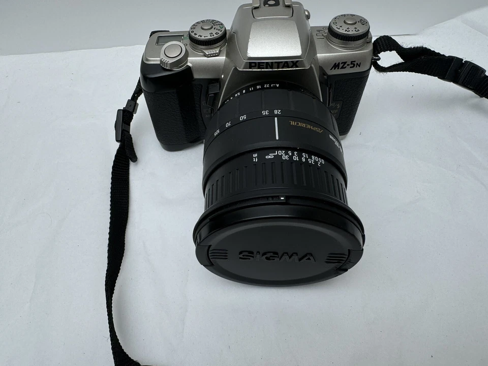 Cámara fotográfica Pentax MZ 5n SLR 35 mm lente Sigma asférica de 28 a 105 mm de colección Foto 4 de 4