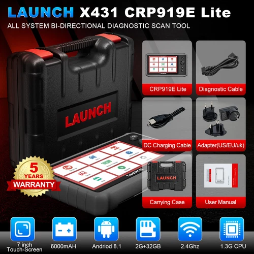 LAUNCH CRP909E CRP919E CRP919E Lite Profi KFZ OBD2 Diagnosegerät ALL SYSTEM - Bild 32 von 35