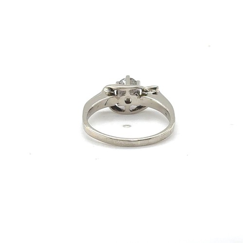 Anello solitario 18 carati 750 solitario RG 62 0,52 ct diamante mezzo carato pezzo unico brillante - Foto 14 di 22