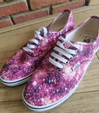 Vans Authentic Lo Pro Cosmic Cloud Black/Coral UK Size 6