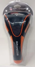 Team Golf Denver Broncos NFL Single Apex Headcover Fits Oversized Drivers 460cc