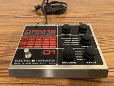 Vintage Electro Harmonix DRM16 Drum Machine Digital Rhythm Matrix Effects Pedal