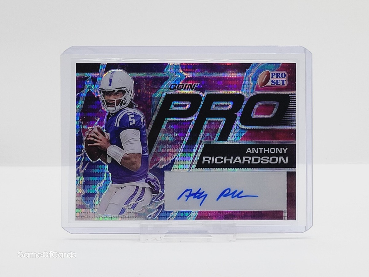 2023 Leaf Pro Set Metal ANTHONY RICHARDSON Auto Autograph 1 2023 Leaf Pro Set Metal ANTHONY RICHARDSON Auto Autograph 1