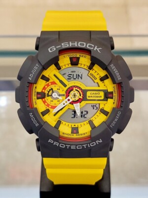 Casio G-Shock GMA-S110Y-9ADR Medium Size Retro Yellow Gray