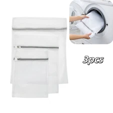 3PCS Coarse Mesh Laundry Bag Nylon Mesh Thickened Laundry Bag Bra Cleaning Bag