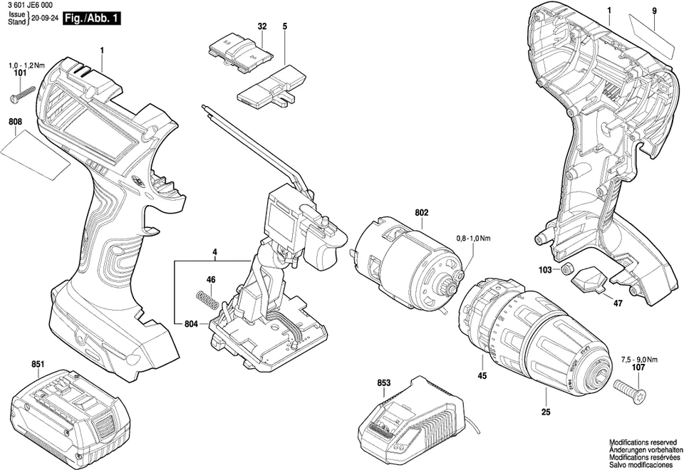 Bosch Schnellspannbohrfutter für Akku-Schrauber GSR 18-2-LI Plus 2609111940 - Bild 3 von 3