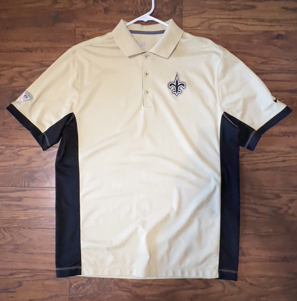 nike saints polo