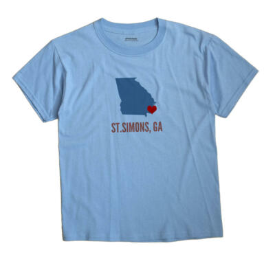 St.Simons Georgia GA T-Shirt HEART