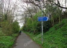 Photo 6x4 Sustrans NCN route 1, Wardie Trinity/NT2476 Heading west just  c2011