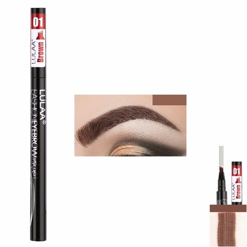 3D Tattoo Augenbrauen Stift Pen Microblading Wasserfest 24h Gabelspitze 4 Farben - Bild 7 von 10