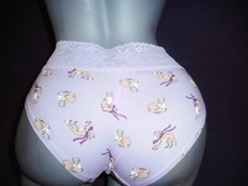 VICTORIA'S SECRET PURPLE ANIMAL PRINT HIPSTER PANTY MEDIUM
