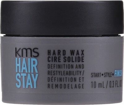 kms Hairstay Hair Stay Hard Wax Cire Solide Haarwachs 10 ml Pröbchen Reisegröße