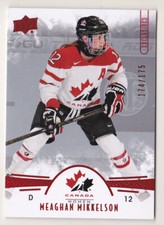 16-17 Team Canada Women Meaghan Mikkelson /175 EXCLUSIVES Upper Deck 2016