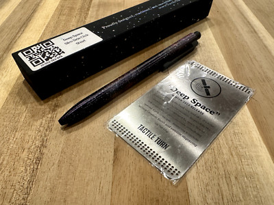 Tactile Turn Deep Space Slim Side Click Short Titanium Pen Rare Seasonal