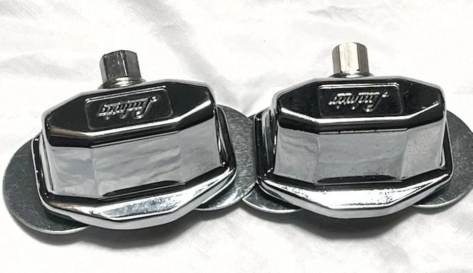 2 Montajes Ludwig P-1216A Tom Cr 66 2da Generación Raro 1/4" 20 Ojos Perno y Tuerca LTM-076 Foto 3 de 4