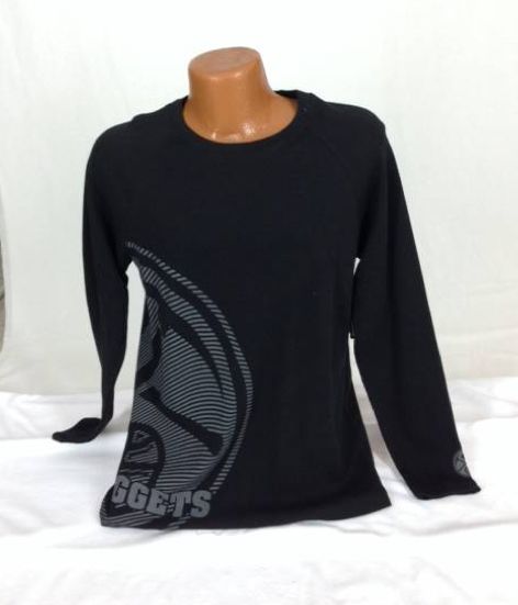 Denver Nuggets NBA Licensed Long Sleeve Shirt wtih Cool Graphic - Black Medium | eBay