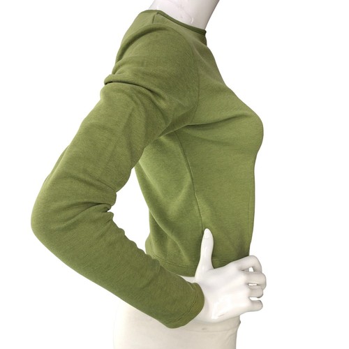 Horny Toad Womens Size XS Flexcel Top Crew Neck Long Sleeve Cropped Green - Picture 9 of 14