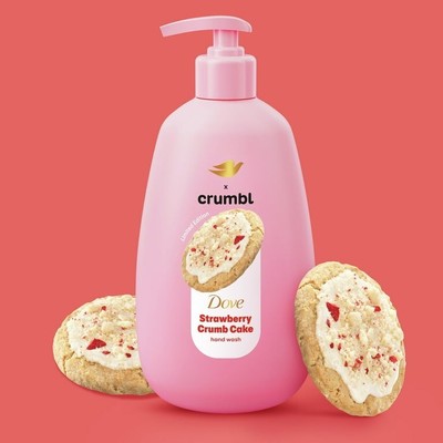 Dove Crumbl Moisturizing Liquid Hand Wash confetti Cookie  Limited Edition NEW