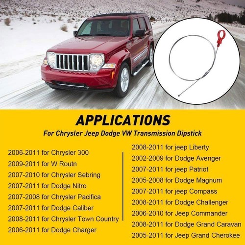 for Chrysler-Jeep Transmission Fluid Level DIPSTICK 917327, 8863B, O0Z3 A4U4 - Picture 4 of 16