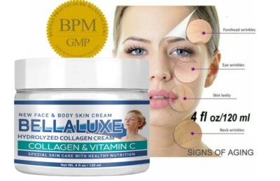 COLLAGEN & ELASTIN SKIN CREAM Firming Face Care Anti Aging Wrinkle Beauty 4 oz +