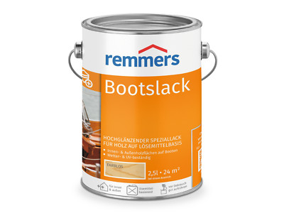 Remmers Bootslack 2,5 l farblos Klarlack Möbellack Holzlack