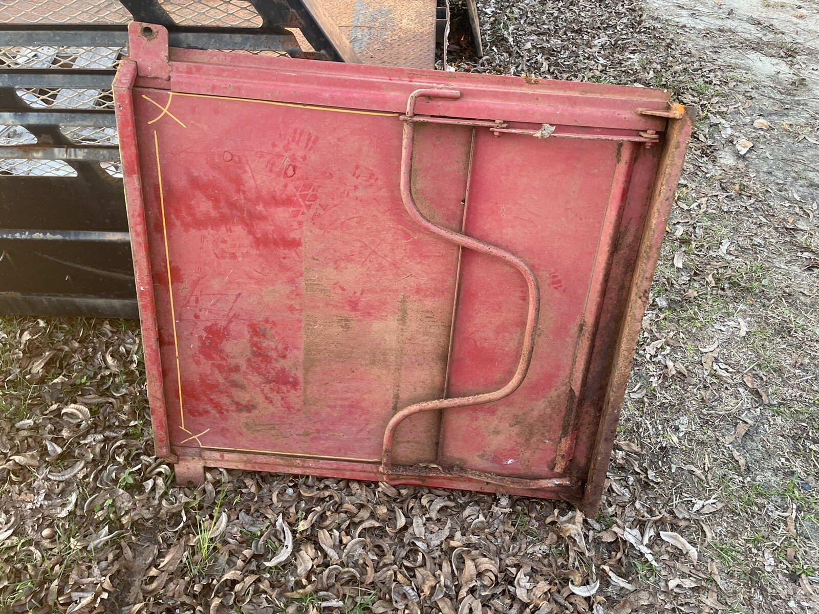 Dump Truck Farm Rear Gate Door Grain Sand Seed eBay