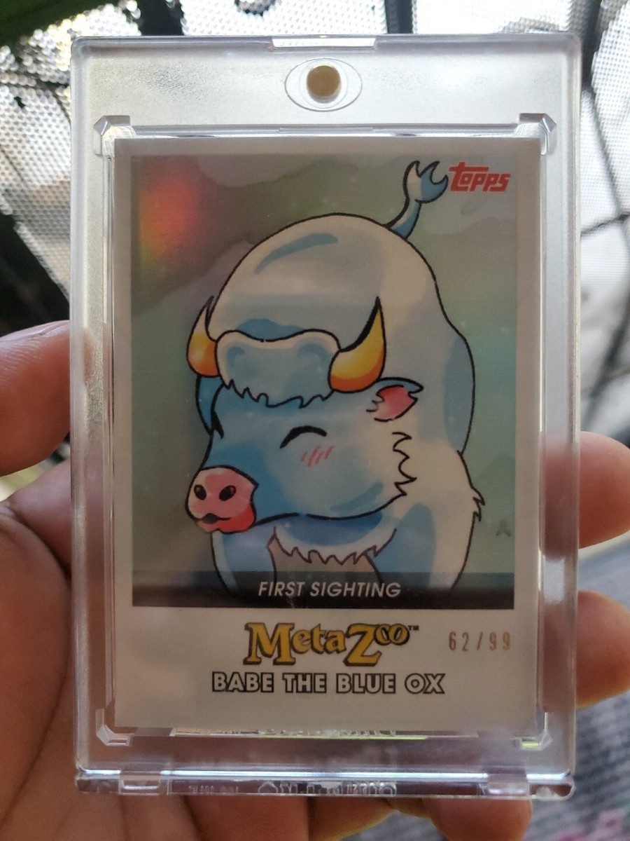 2021 Topps METAZOO SERIES 0 3F FIRST SIGHTINGS Babe The Blue