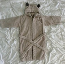 Size 4-5 Years Natemia Ultra Soft Highly Absorbent Hooded Bathrobe for Toddlers