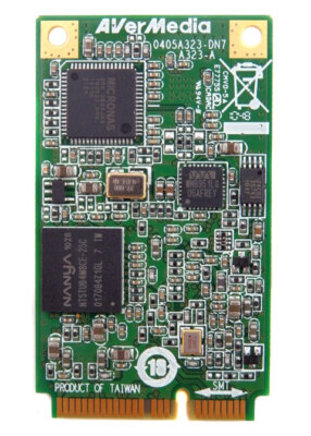 HP 594507-001 AverMedia TouchSmart 200 300 600 Mini-PCIe Hybrid TV Tuner