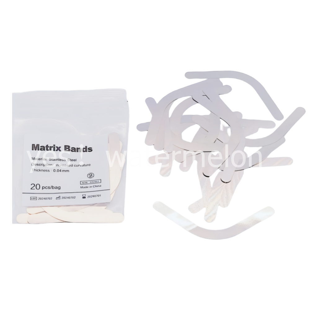 Bandes Matrice Dentaire Tofflemire - Pour Restauration, Courbure Augmentée, Neuves, Génériques