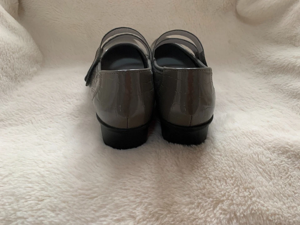 Vitaform * Ballerina Mary Jane * Gr. 41 * Lackleder grau * QVC - Bild 4 von 4