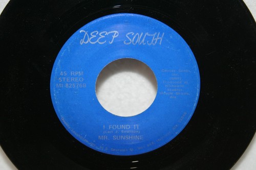 MR SUNSHINE Marijuana The Devil's Flower 45 DEEP SOUTH 1977 Reefer Weed HEAR IT - Imagen 2 de 2