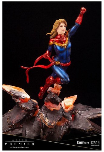 MARVEL - Captain Marvel ArtFX Premier 1/10 Pvc Figure Kotobukiya - Imagen 8 de 12
