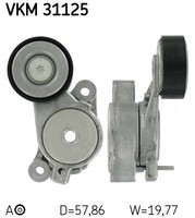 SKF Spannrolle, Keilrippenriemen VKM 31125 FüR VW Seat Audi Skoda