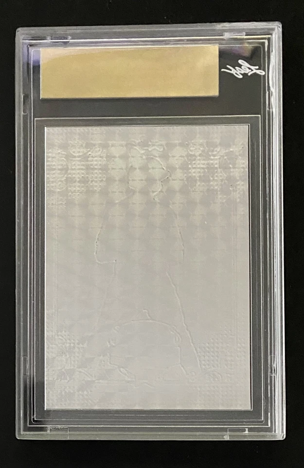 2019 Leaf Best Pre-Production Proof Super Prismatic Gold Juan Soto 1/1 - Image 2 of 2