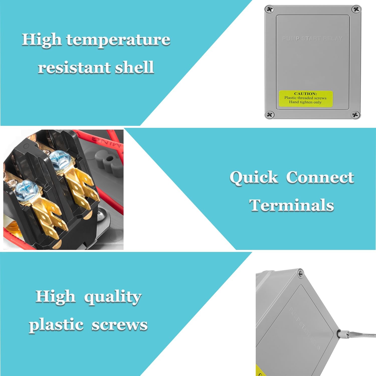 1522 Pump Start Relay with Enclosure 3 HP / 110V / 220V 24V Coil for Irrigation