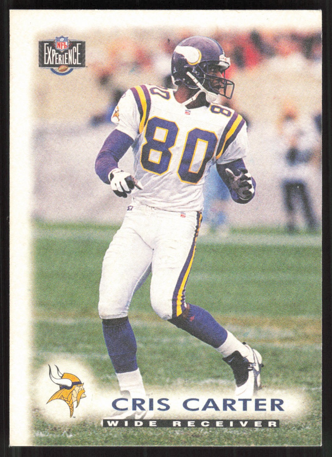 Cris Carter, 1997 Score Board NFL Experience, #19, Minnesota Vikings,