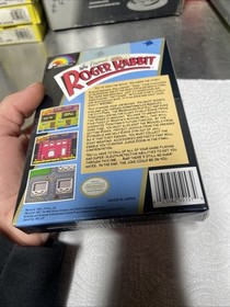 Brand New factory sealed Who Framed Roger Rabbit Nintendo NES Hanger tag  Rare