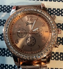 New GENEVA Watch Rose Gold Ladies
