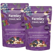 Farmley Superfood Trail Mix | Almonds, Cashews, Seeds, Berries | 160g x 2 60.95 per gallon