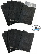 RFID Blocking Credit Card Sleeves Protects Against Identity Theft - 10 PACK