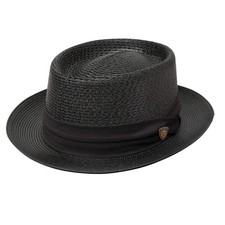 Stetson Bishop Straw Hat Black