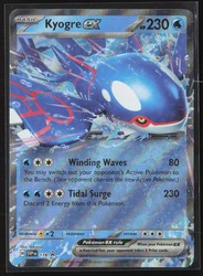 Kyogre ex 178 Scarlet & Violet Promo Holo