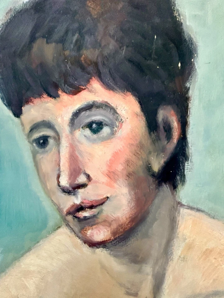 Jean Perret da década de 1940. Mulher nua. Óleo original em papel pesado. Escola francesa. - Imagem 2 de 4