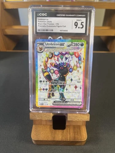 Pokemon Umbreon SVP 176 Black Star Promo Prismatic Evolutions - CGC 9.5 NM+