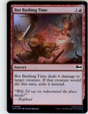 MTG Bot Bashing Time C TMT 85 NM Foil