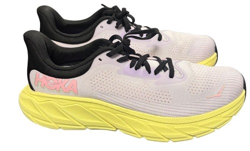 Damen-Sportlaufschuhe Hoka One Größe 9 B ARAHI 7 lavendelfarben & neongelb